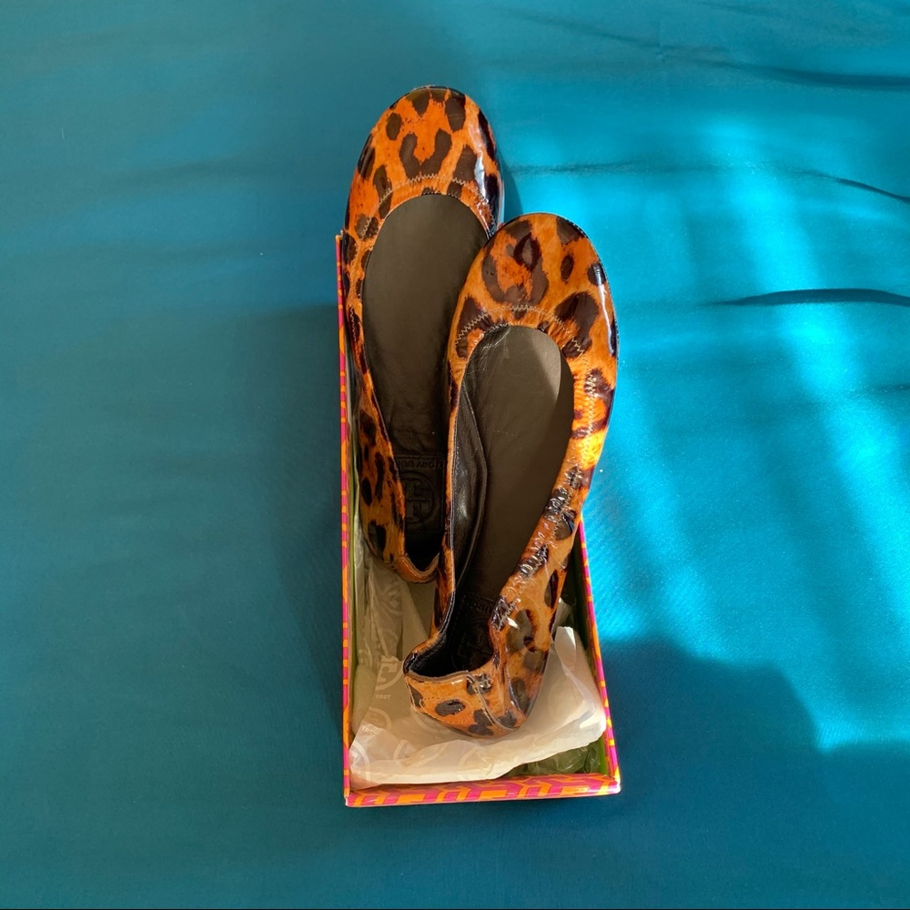 Tory Burch Leopard Flats